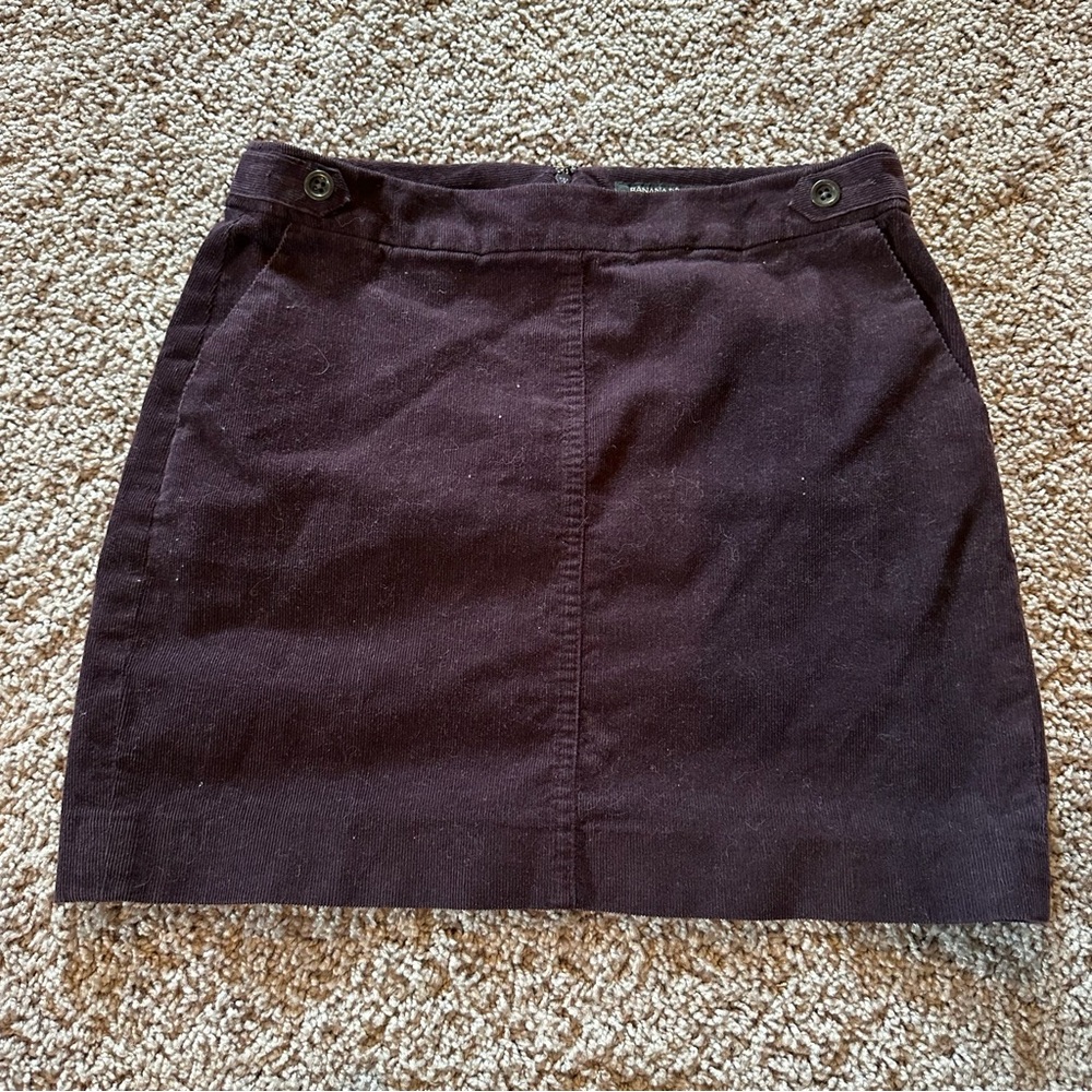 Banana Republic Corduroy Mini Skirt Size  0